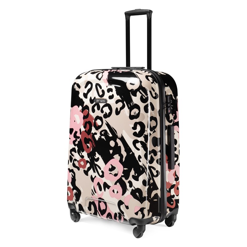 Aries Travel Kuffert Barcelona Pink mønstret 75 Cm 1