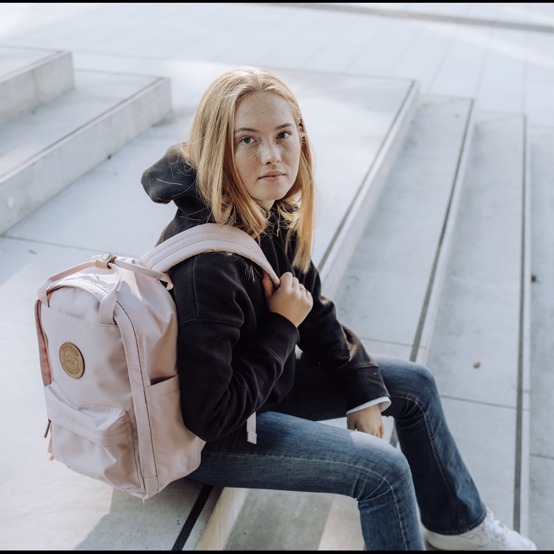 Beckmann Rygsæk City Light Lyserød 15" 3
