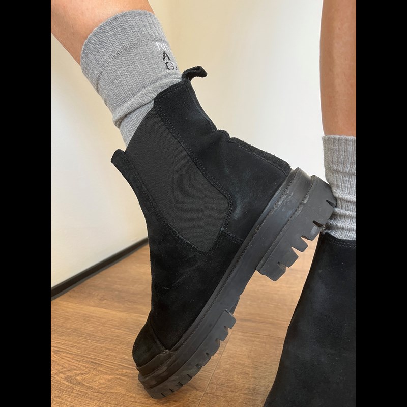 Again Bambus Vicose Strømper unisex Grå 37-39 5