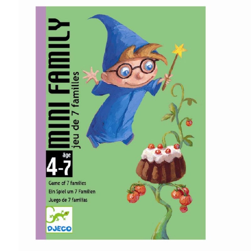 DJECO Kortspil Mini family. Multi