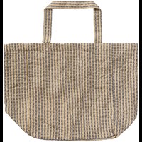 Ib Laursen Shopper Quiltet Beige/blå 1
