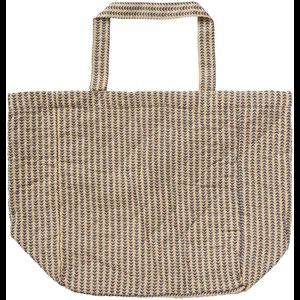 Ib Laursen Shopper Quiltet Beige/blå