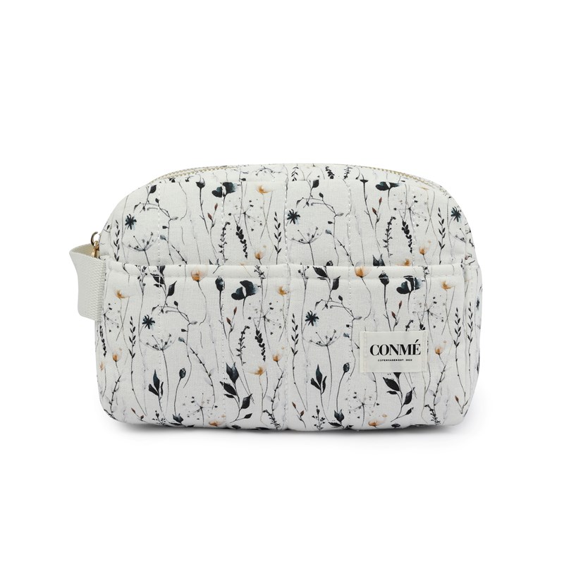 Conmé ToilettaskeS Watercolor Floral Hvid blomst 1