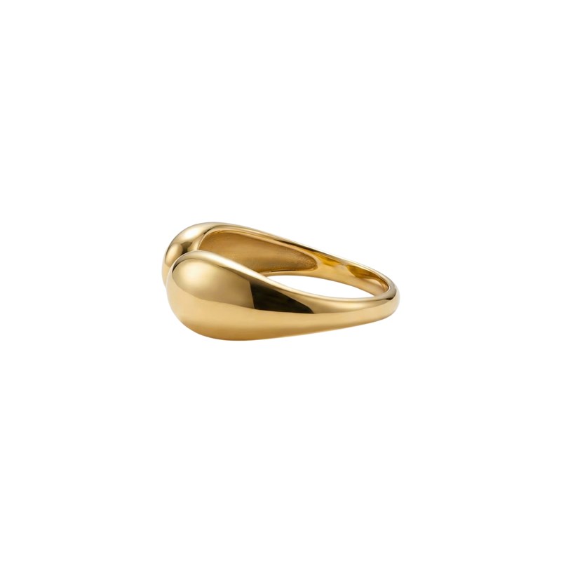 Winther Studio Ring Simple Goccia Guld 3