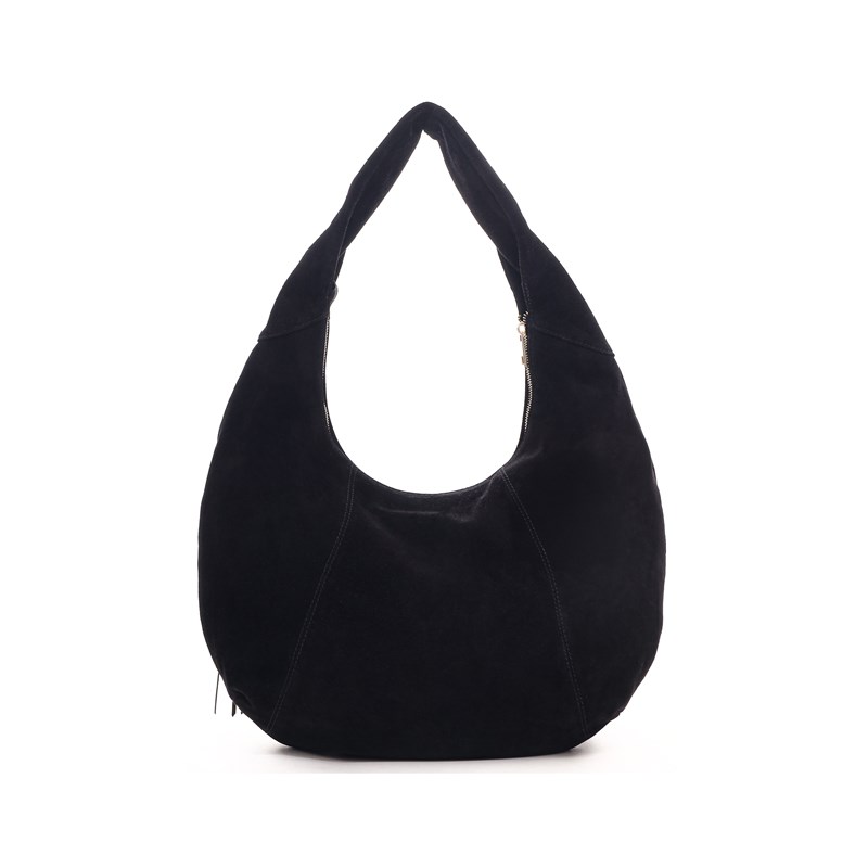 Núnoo Skuldertaske Gabi Suede  Sort 4