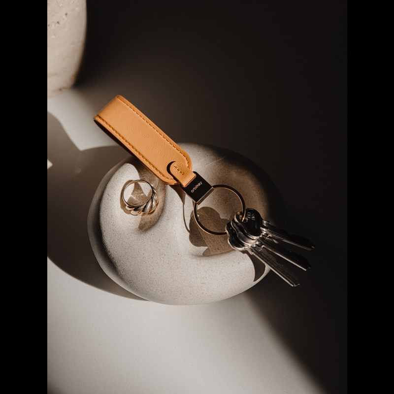 Orbitkey Nøglering v2 Quick R  Caramel 2