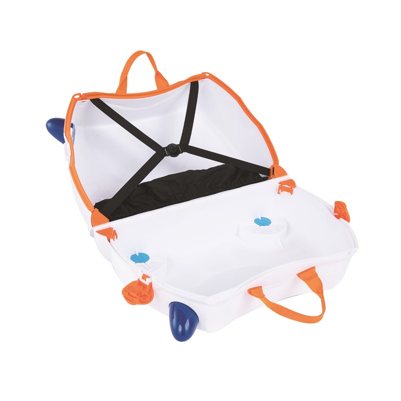 Trunki Børnekuffert med hjul Hvid/Navy 4