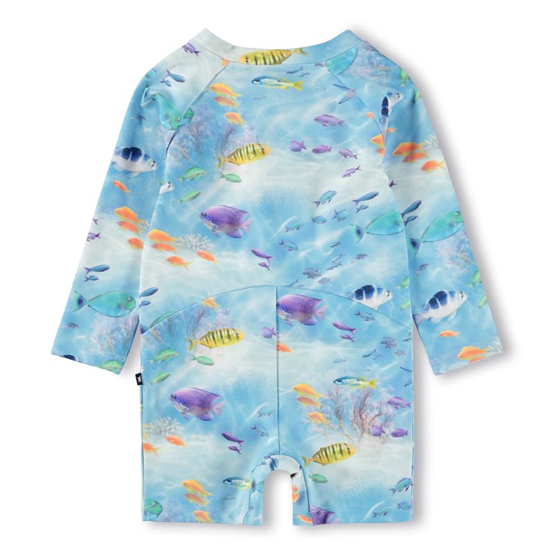 Molo Langærmet Baddräkt Neka  Ljusblå Str. 62-68 2