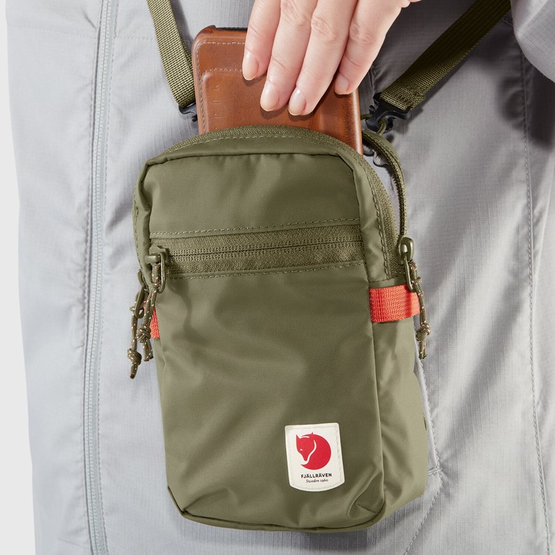 Fjällräven Axelväska High Coast Pocket Grön/Orange 6