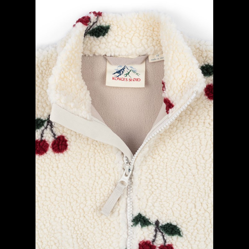 Konges Sløjd Jakke Jody Teddy Grande Cerise Multi 18 mdr. 3