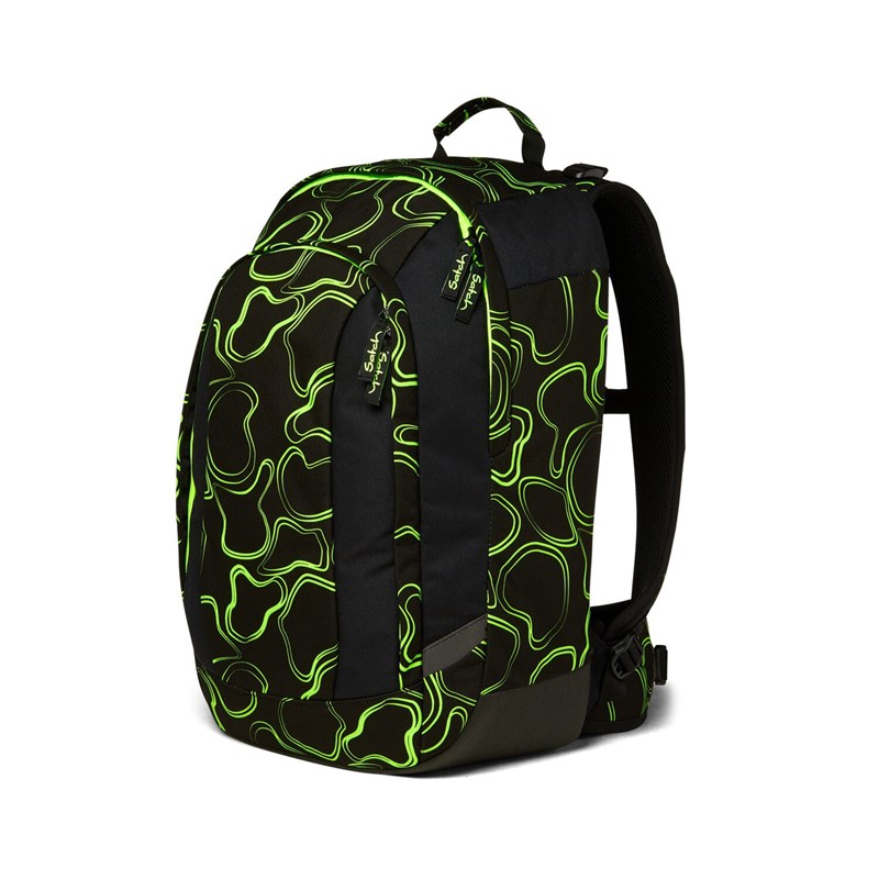 Satch Skoletaske Air Green Supreme Grøn mønster 9