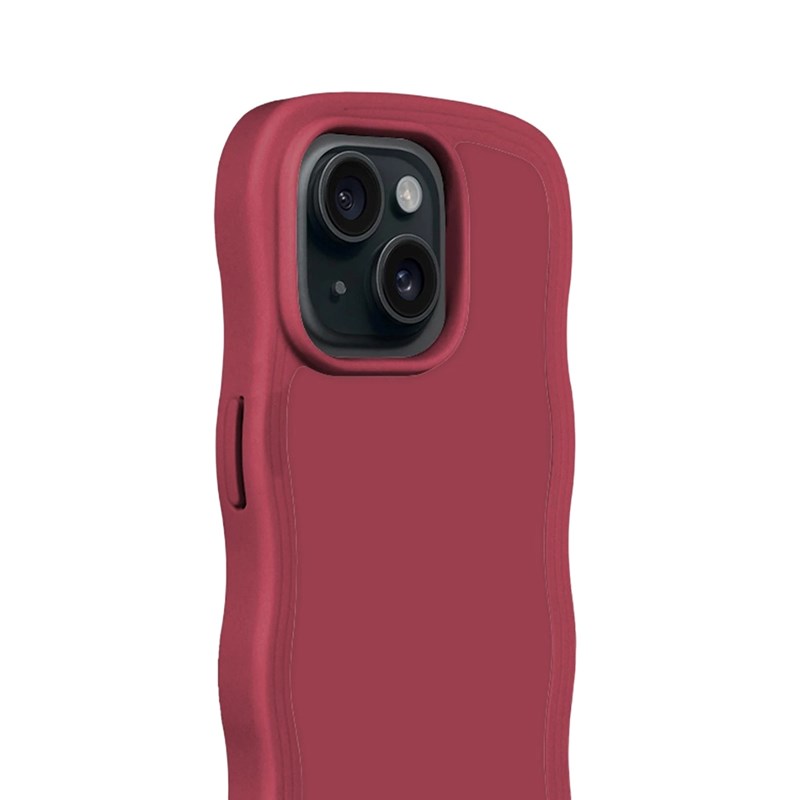 Holdit Mobilfodral Wavy Röd iPhone 13/14/15 3