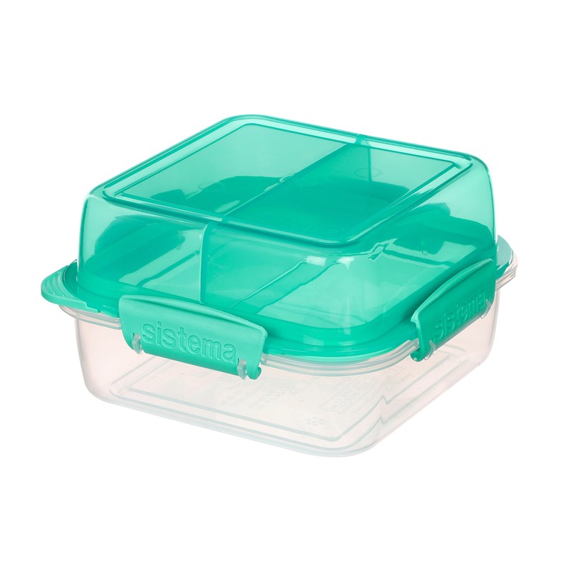 Sistema Madkasse Lunch Stack Square Grøn 4