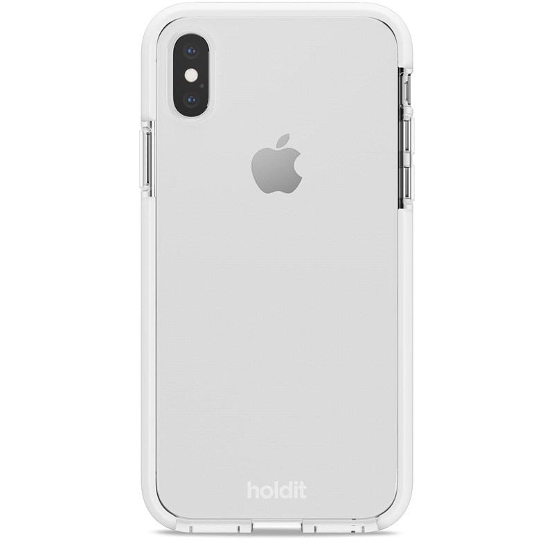 Holdit Mobilcover iPhone Seethru Hvid iPhone X/XS 1