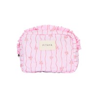 PITAYA Toilettaske Frill Medium  Rød/lyserød