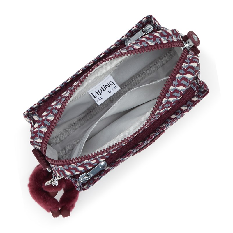 Kipling Crossbody Väska Abanu Vin 3