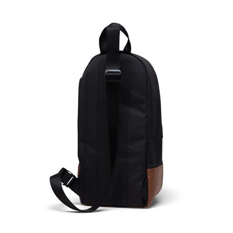 Herschel Sling Bag Heritage Svart/Brun 4