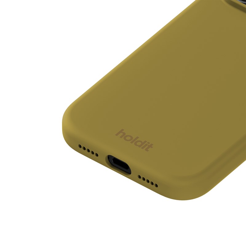 Holdit Mobilcover Warm Olive Oliven Grøn iPhone 17 Pro 4