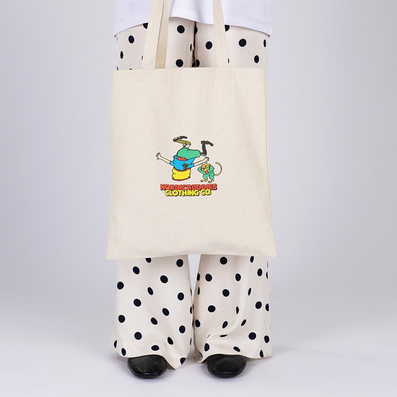 Nordic Buddies Tote Bag Pippi Beige 4