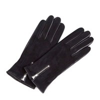 MARKBERG Damehandske Piper Suede Sort Str 7 1