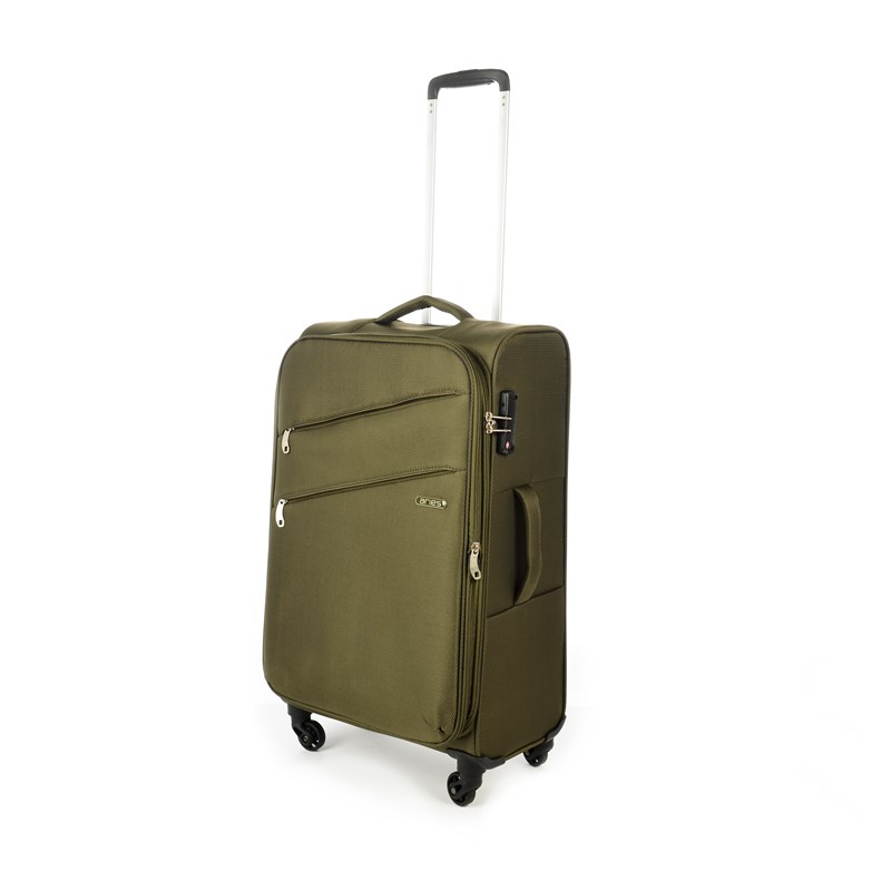 Aries Travel Kuffert Biarritz Oliven Grøn 65 Cm 2