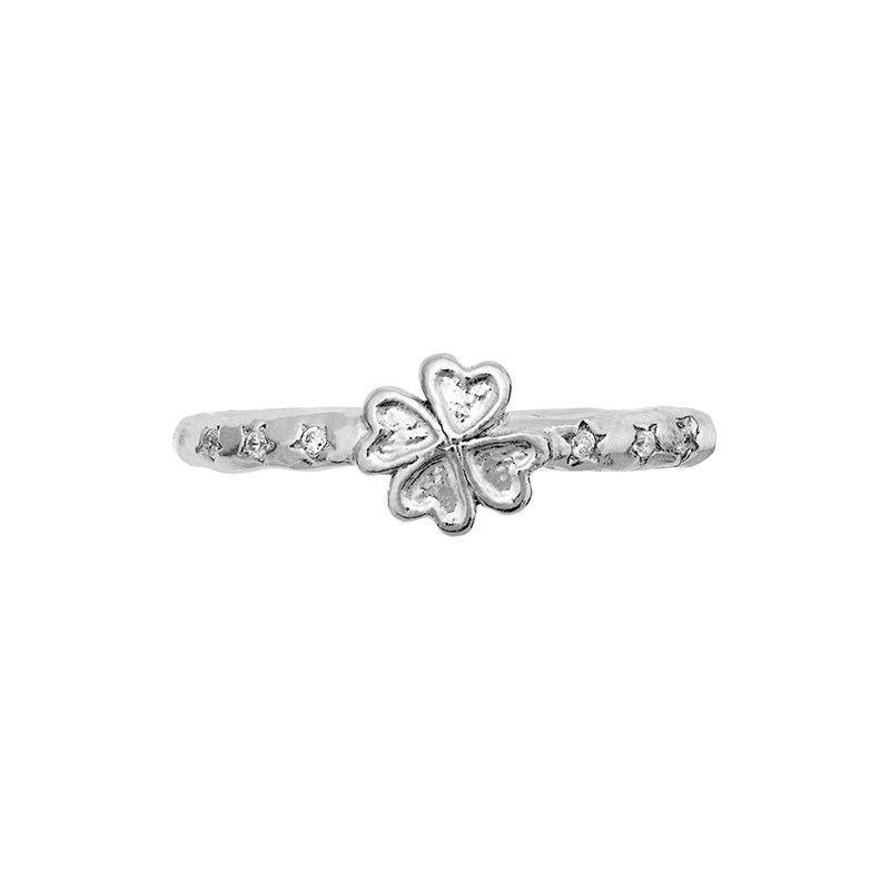 Maanesten Ring Clover  Silver Str. 51 2