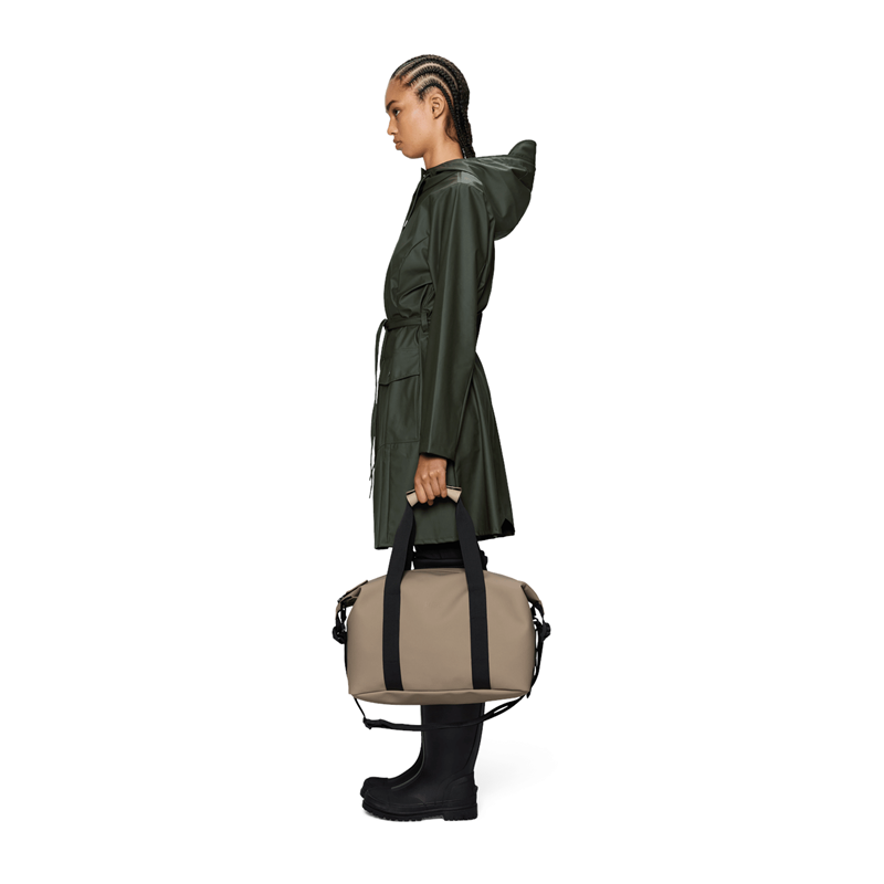 RAINS Rejsetaske Hilo Weekend Bag S Beige 4