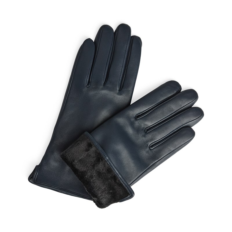 Aura Damehandsker Mari  Navy Str. 7 3