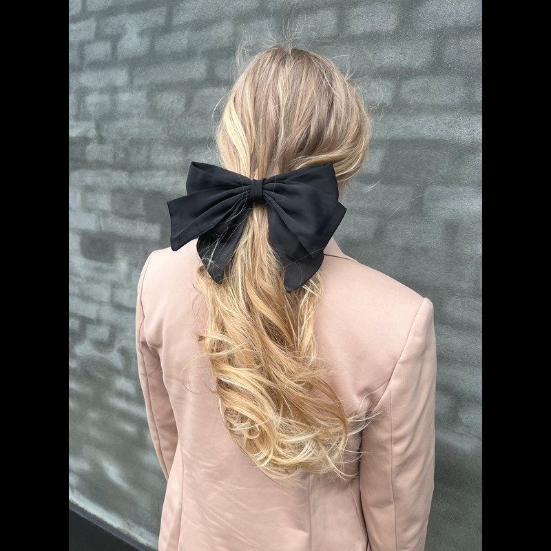 Conmé Sløjfe hårklemme Bow Sort 2