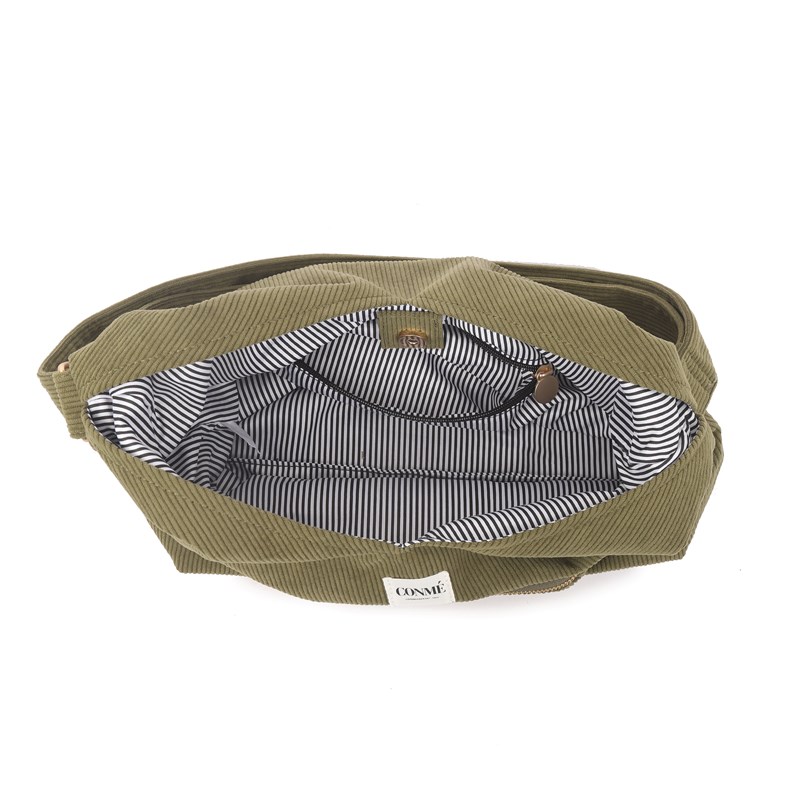 Conmé Skuldertaske Nanna pocket M. Grøn 4