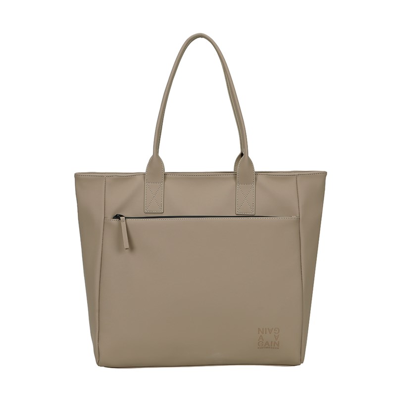 Again Shopper Zinc Beige 14" 1