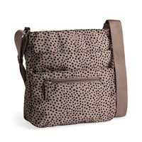 Aura Crossbody Bari Recycled Taupe/Svart 1