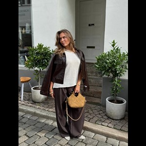 PITAYA Handväska Marly Faux Suede Mocca Brun alt image