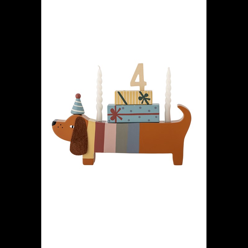 Bloomingville Fødselsdagstog Charlie Brun/Beige 5