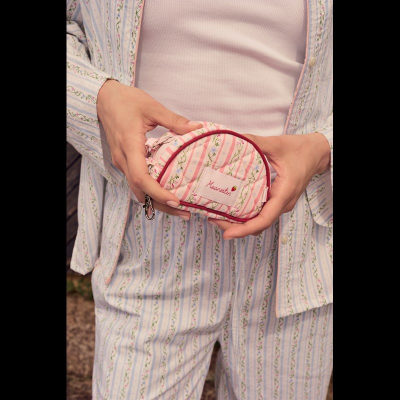Maanesten Bag Charm Rui Summer Stripes Abrikos 3