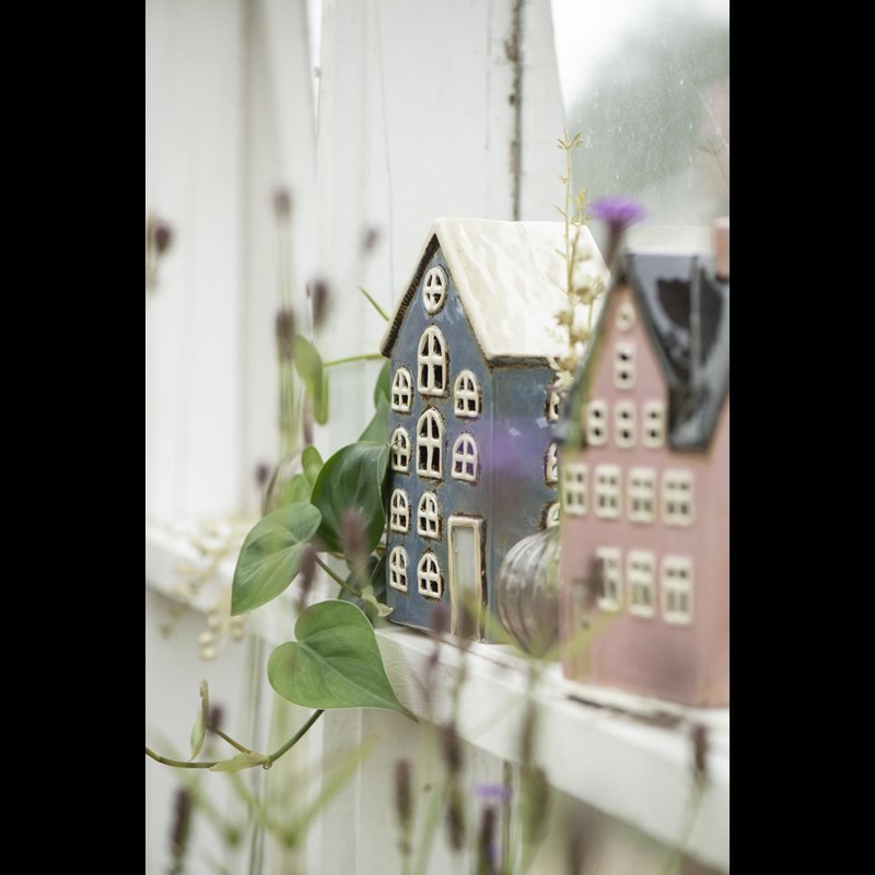 Ib Laursen Ljusstake Hus Nyhavn Blå 3