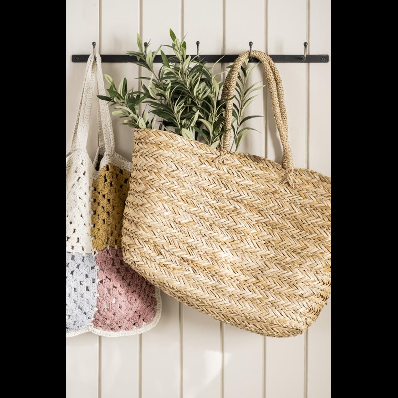 Ib Laursen Totebag Virkad väska Fält Multi 2