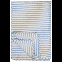 Ib Laursen Tæppe Quiltet Blå strib 1