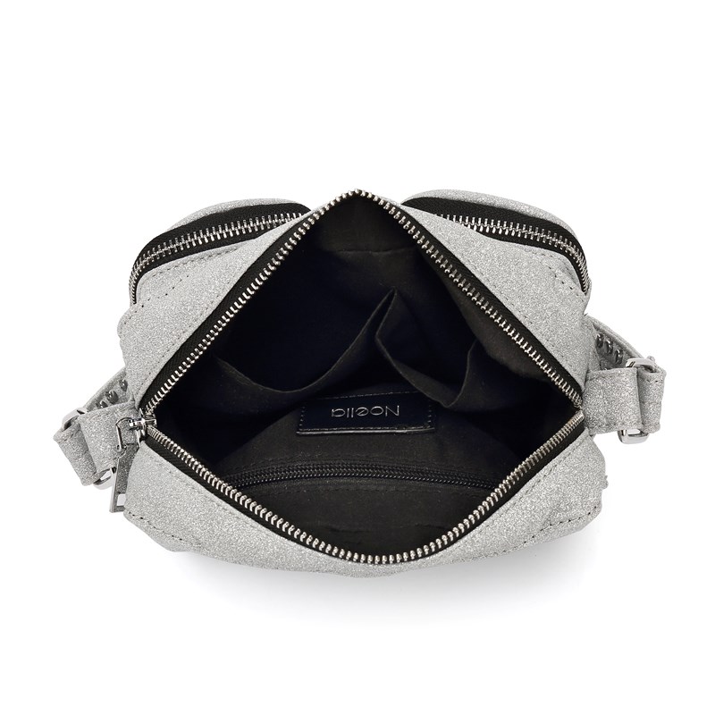 Noella Crossbody Kendra Glitter Sølv 5