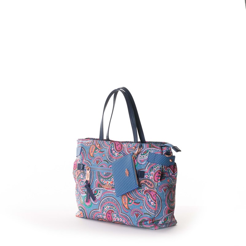 Oilily Skuldertaske Blå/mønster 2