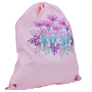 LEGO Bags Gymnastikpåse Flowers Rosa