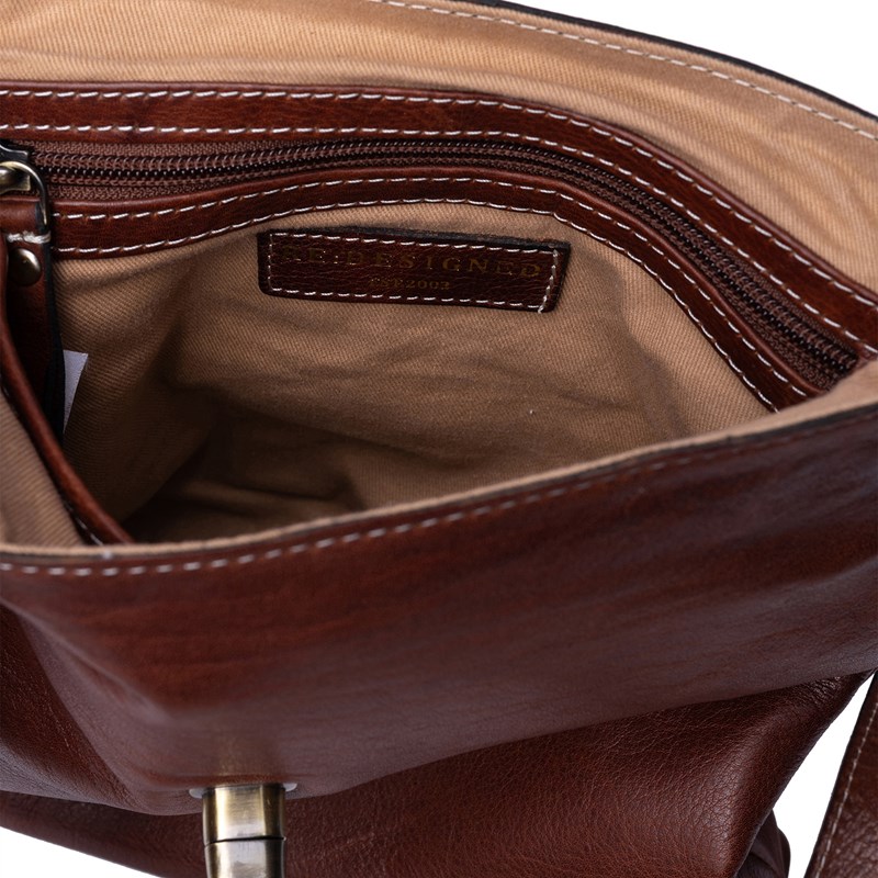RE:DESIGNED Crossbody Taya Cognac 5