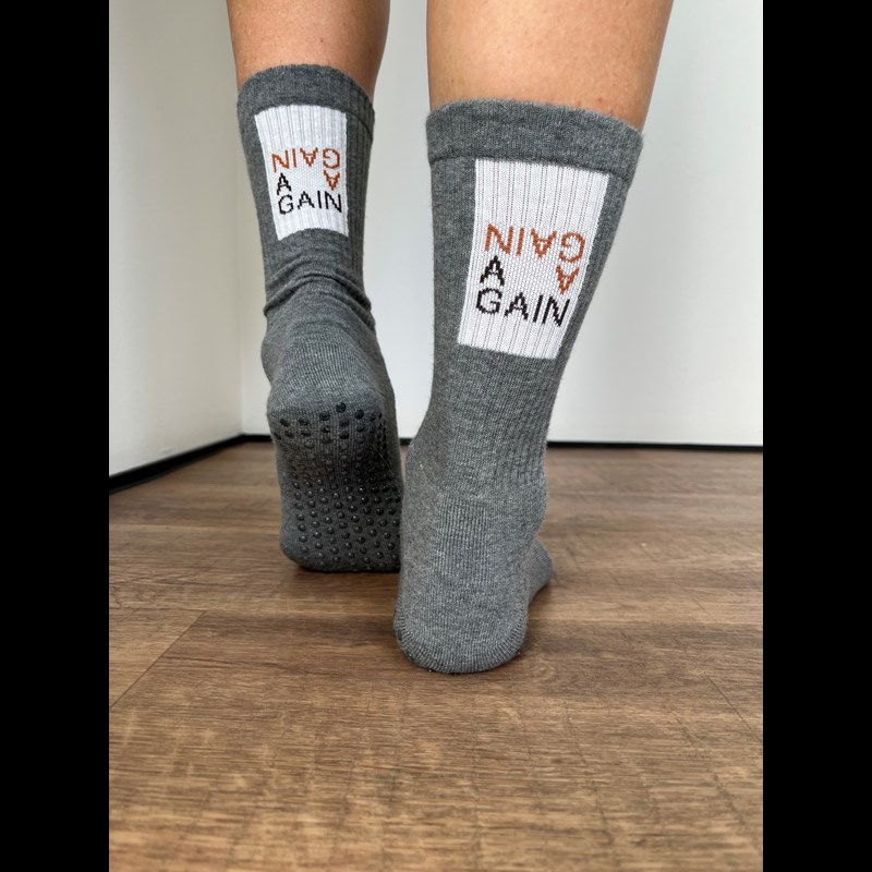 Again Yoga/ Reformer/ Padel Strumpor Grå 37-39 2