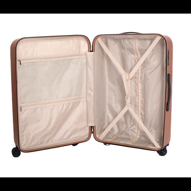 Aries Travel Kuffert Palermo Orange brun 75 Cm 5