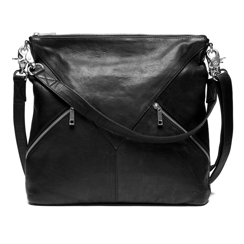 Depeche Skuldertaske Sort/sølv 1