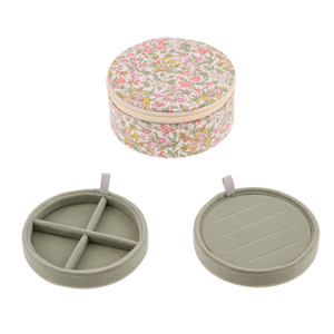 Bon Dep Smykkeskrin Round Nazanin Blomster Print