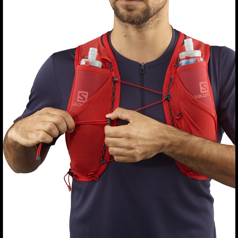 Salomon Løberygsæk XA 15 Rød/grå Str S/M 4