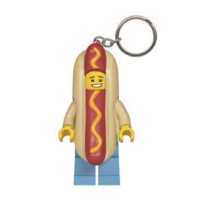 LEGO Bags Nyckelring med LED Hot Dog Röd