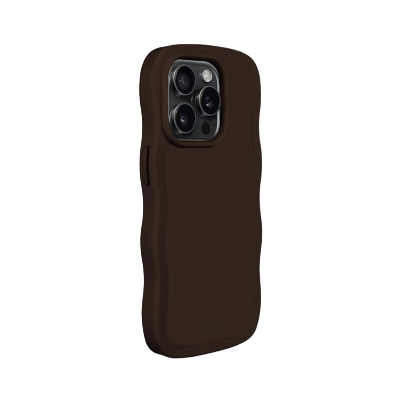 Holdit Mobilcover Wavy Brun Iphone 15 Pro 2