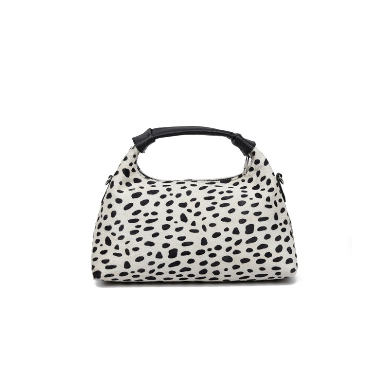 Núnoo Håndtaske Dandy Sort/Hvid 3